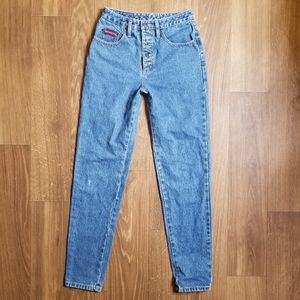 Vintage Paris Sport Club mom Jean's